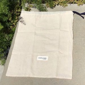 New Mint&Rose anthropologie shoes cotton dust storage bag